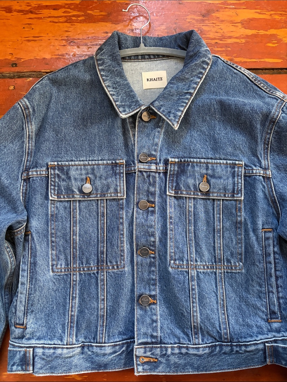 Khaite Saunders Denim Jacket - Picture 2 of 3